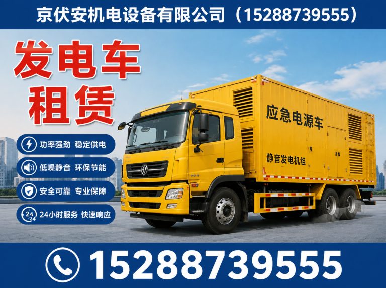 岳阳静音发电车租赁展示图
